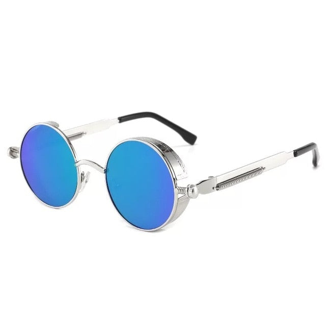 Round Retro Cool Shades. "Rodeo Rider" Sunglasses. Polarized lens. WickedYo